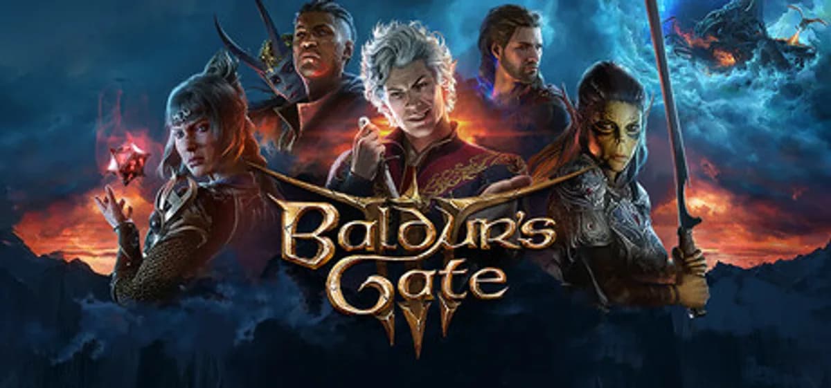 Logo resmi Baldur's Gate 3 dari Larian Studios
