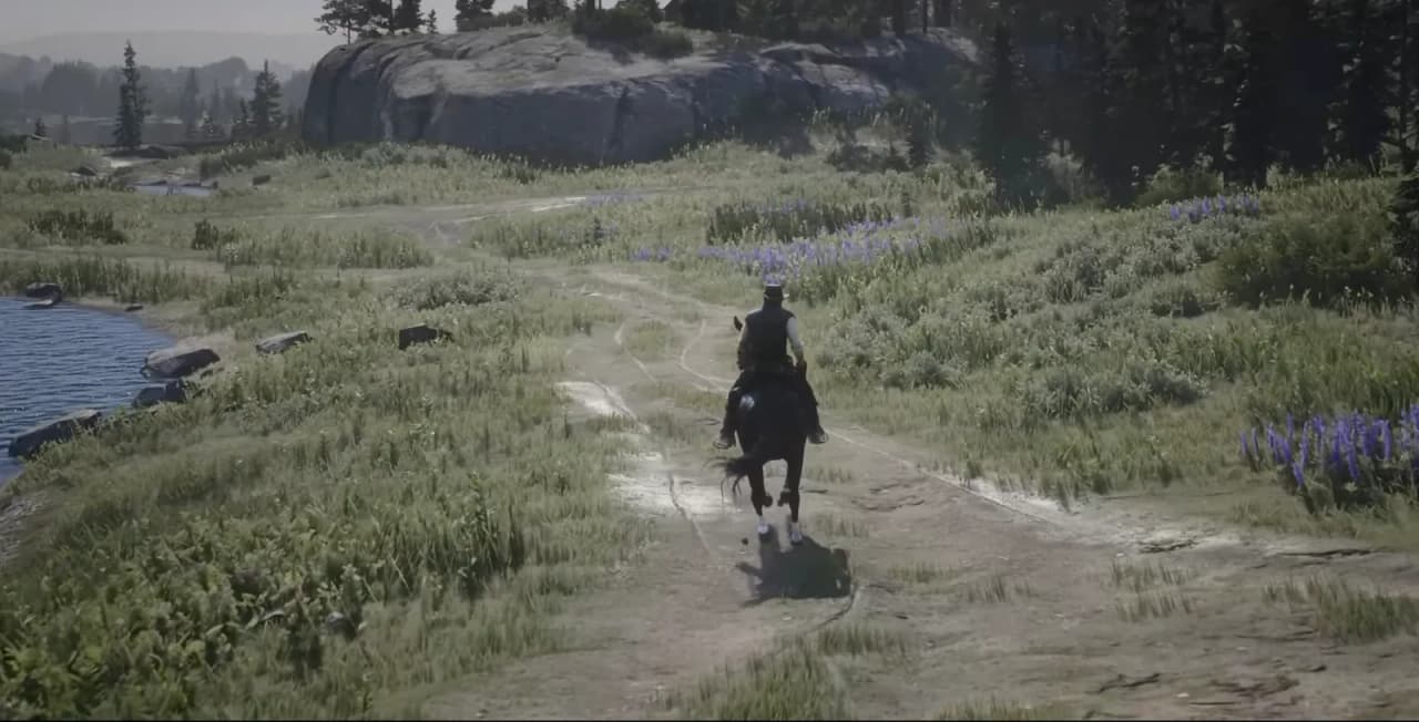 Cưỡi ngựa trong Red Dead Redemption 2 chạy qua Cloud PC Thinkmay