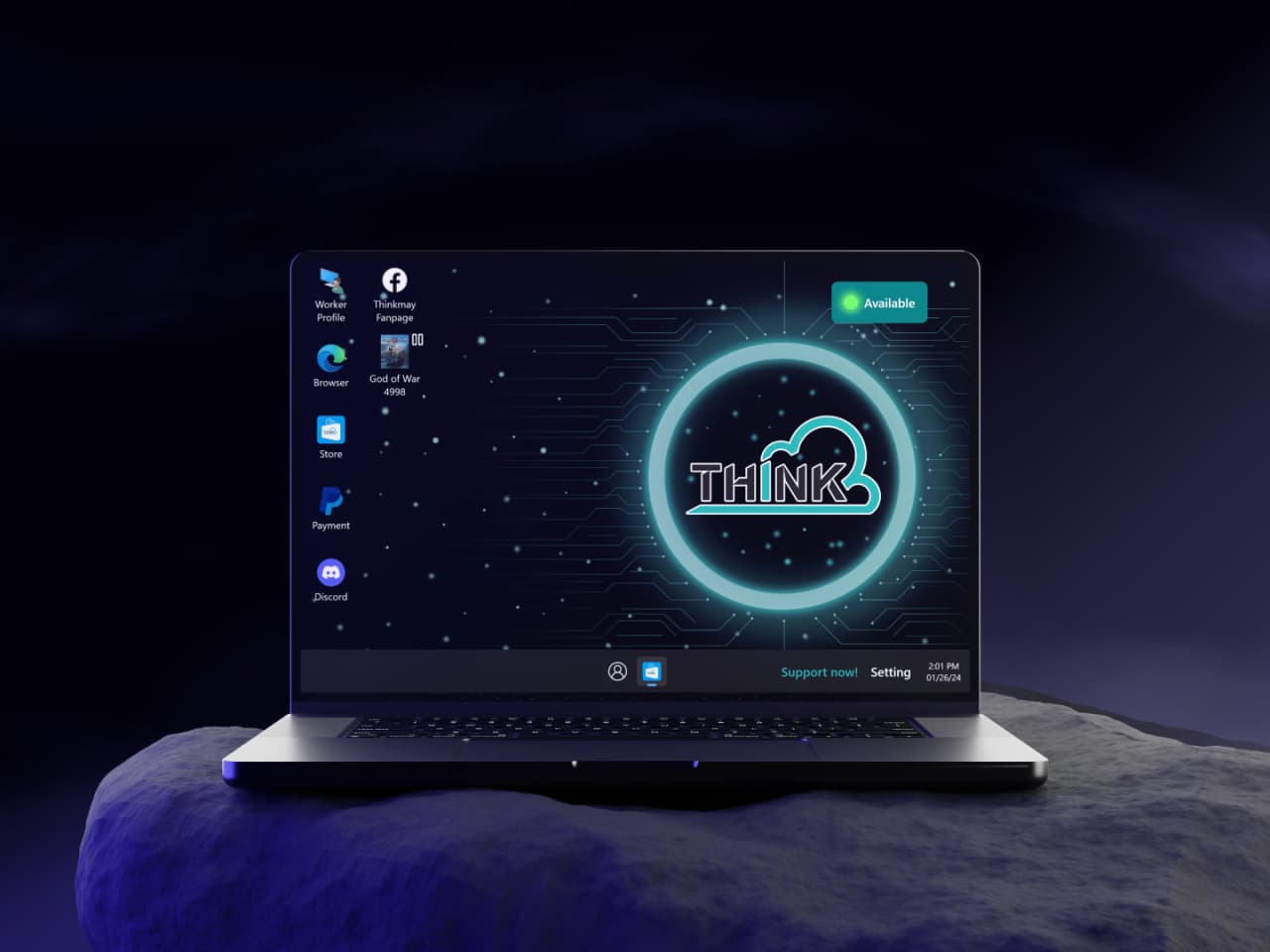 Dùng MacBook truy cập Cloud PC Thinkmay chơi game và làm việc với phần mềm Windows