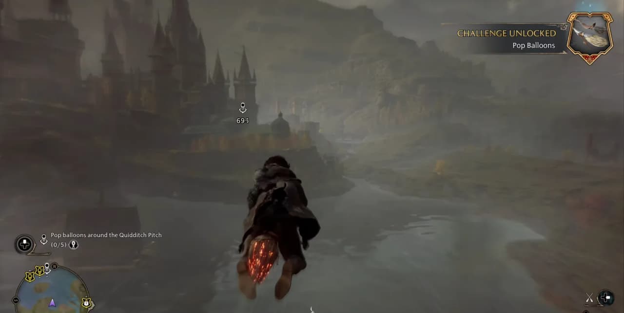 Terbang dengan sapu di Hogwarts Legacy dimainkan lewat data seluler di HP
